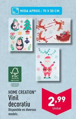 Oferta de Home Creation - Vinil Decoratiu por 2,99€ en ALDI