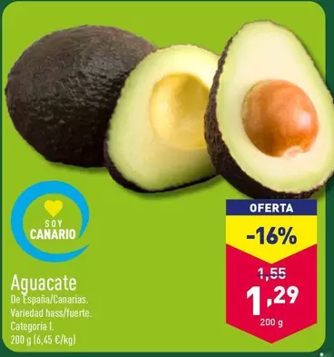 Oferta de Aguacate por 1,29€ en ALDI