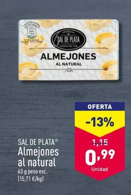 Oferta de Sal De Plata - Almejones Al Natural por 0,99€ en ALDI