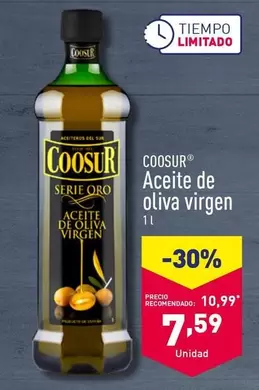 Oferta de Coosur - Aceite De Oliva Virgen por 7,59€ en ALDI