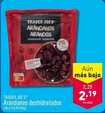 Oferta de Trader Joe´s - Arándanos Deshidratados  por 2,19€ en ALDI