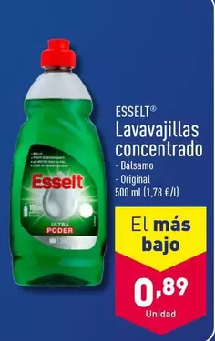 Oferta de Esselt - Lavavajillas Concentrado por 0,89€ en ALDI