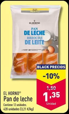 Oferta de El Horno - Pan De Leche por 1,35€ en ALDI