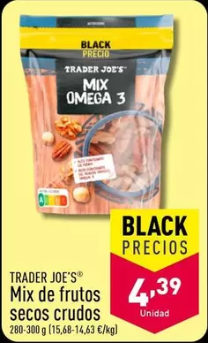 Oferta de Trader Joe´s - Mix De Frutos Secos Crudos  por 4,39€ en ALDI