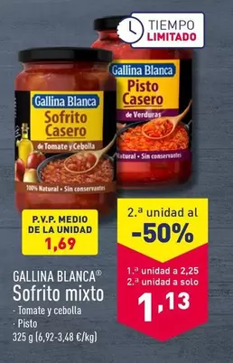 Oferta de Gallina Blanca -  Sofrito Mixto por 2,25€ en ALDI