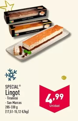 Oferta de Special - Lingot por 4,99€ en ALDI