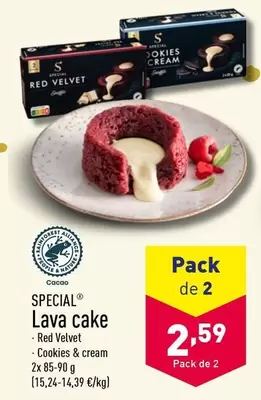 Oferta de Special - Lava Cake por 2,59€ en ALDI