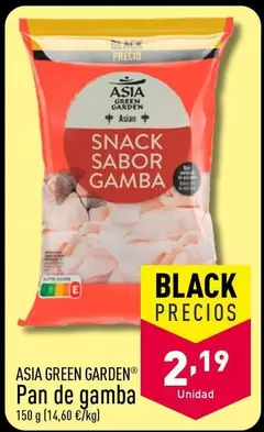 Oferta de Asia Green Garden - Pan De Gamba por 2,19€ en ALDI