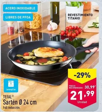 Oferta de Tefal - Sartén   por 21,99€ en ALDI