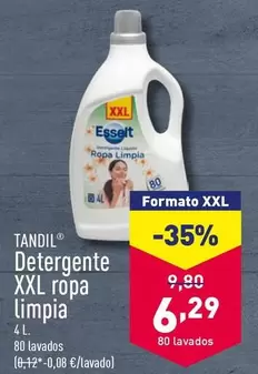 Oferta de Tandil - Detergente XXL Ropa Limpia por 6,29€ en ALDI