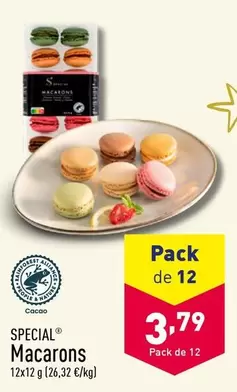 Oferta de Special - Macarons por 3,79€ en ALDI