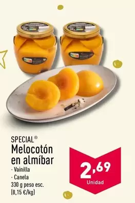 Oferta de Special - Melocoton En Almibar por 2,69€ en ALDI