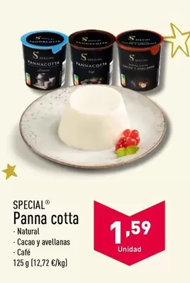 Oferta de Special - Panna Cotta por 1,59€ en ALDI