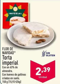 Oferta de Flor De Navidad - Torta Imperial por 2,39€ en ALDI