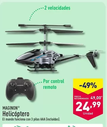 Oferta de Maginon - Helicoptero por 24,99€ en ALDI