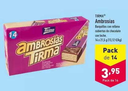 Oferta de Tirma - Ambrosias por 3,95€ en ALDI