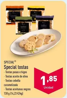 Oferta de Special - Tostas  por 1,85€ en ALDI