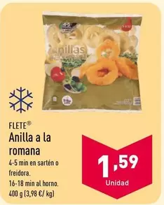 Oferta de Flete - Anilla A La Romana por 1,59€ en ALDI