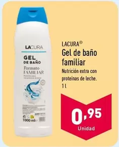 Oferta de Lacura - Gel De Bano Familiar por 0,95€ en ALDI