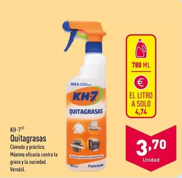 Oferta de KH-7 - Quitagrasas por 3,7€ en ALDI