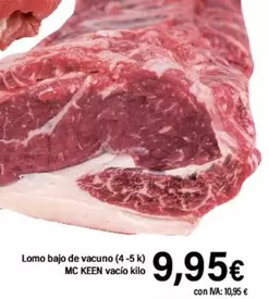 Oferta de Lomo Bajo De Vacuno por 9,95€ en Cash Ifa