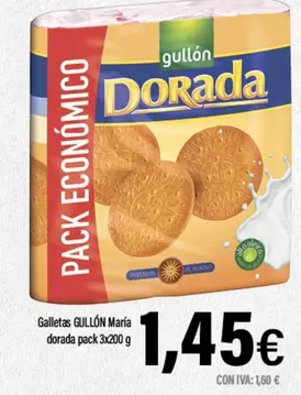 Oferta de Gullón - Galletas María Dorada por 1,45€ en Cash Ifa