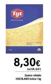 Oferta de Hochland - Queso Rallado por 8,3€ en Cash Ifa