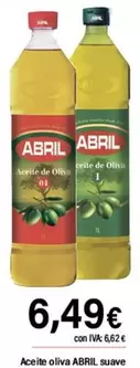 Oferta de Abril - Aceite Oliva Suave por 6,49€ en Cash Ifa