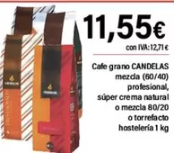 Oferta de Candelas - Cafe Grano por 11,55€ en Cash Ifa