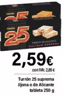 Oferta de Suprema - Jijona O De Alicante por 2,59€ en Cash Ifa