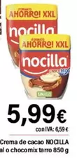 Oferta de Nocilla - Crema De Cacao por 5,99€ en Cash Ifa