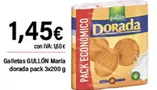 Oferta de Gullón - Galletas Maria Dorada Pack por 1,45€ en Cash Ifa