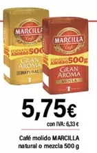 Oferta de Marcilla - Cafe Molido Natural O Mezcla por 5,75€ en Cash Ifa