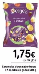 Oferta de Ifa Eliges - Caramelos Duros Sabor Frutas Sin Gluten por 1,75€ en Cash Ifa