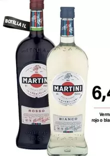 Oferta de Martini - Vermouth Rojo O Blanco por 6,45€ en Cash Ifa