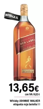 Oferta de Johnnie Walker - Whisky  por 13,65€ en Cash Ifa