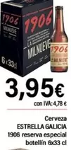 Oferta de  Estrella Galicia - Cerveza por 3,95€ en Cash Ifa