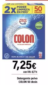 Oferta de Colon - Detergente Polvo por 7,25€ en Cash Ifa