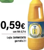 Oferta de Sarmiento - Lejía por 0,59€ en Cash Ifa