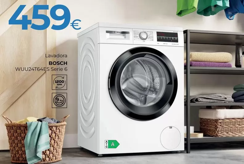 Oferta de Bosch - Lavadora WUU24T545 por 459€ en Tien 21