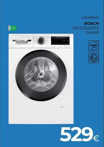 Oferta de Bosch - Lavadora Wgg254zies Serie 6 por 529€ en Tien 21