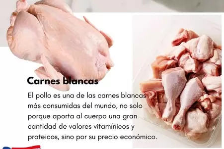 Oferta de Carnes Blancas en Sangüi