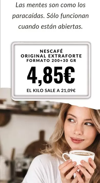 Oferta de Nescafé - Original Extraforte Formato por 4,85€ en Sangüi