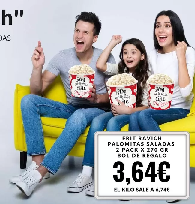 Oferta de Frit Ravich Palomitas Saladas por 3,64€ en Sangüi