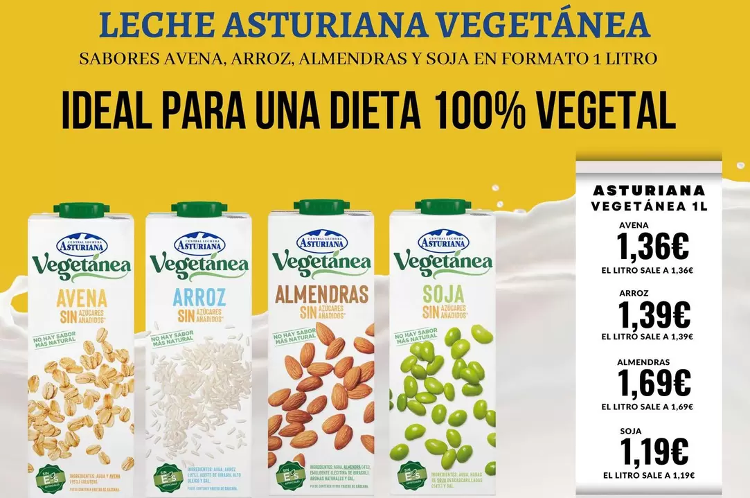 Oferta de Asturiana - Vegano Agua Mi Agua por 1,19€ en Sangüi