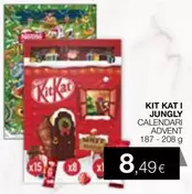 Oferta de Kit Kat/Jungly - Calendari Advent  por 8,49€ en Plusfresc