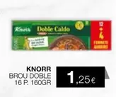 Oferta de Knorr - Brou Doble por 1,25€ en Plusfresc