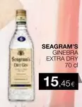 Oferta de Seagram's - Ginebra Extra Dry por 15,45€ en Plusfresc