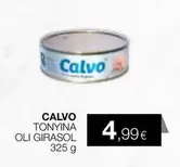 Oferta de Calvo - Tonyina Oli Girasol por 4,99€ en Plusfresc