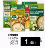 Oferta de Knorr - Crema por 1,89€ en Plusfresc